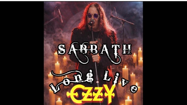 Sabbath "Long Live Ozzy" — gig artwork