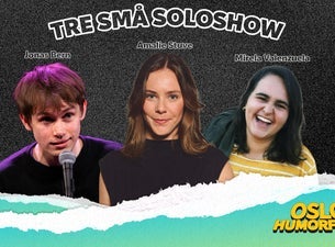 Bilde for arrangement Tre Små Soloshow | Oslo Humorfest 2026