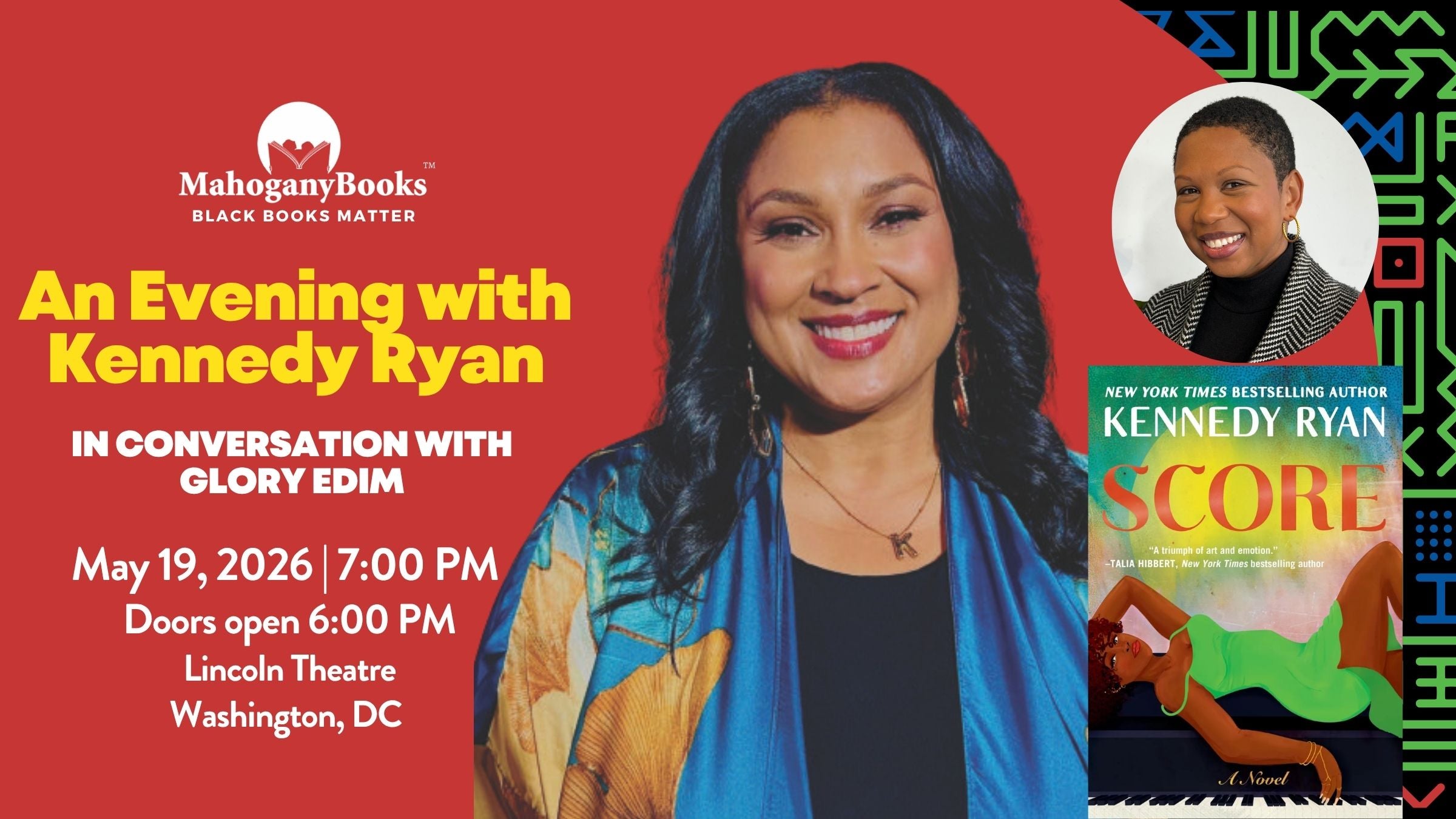 Kennedy Ryan's Score tour at Lincoln Theatre