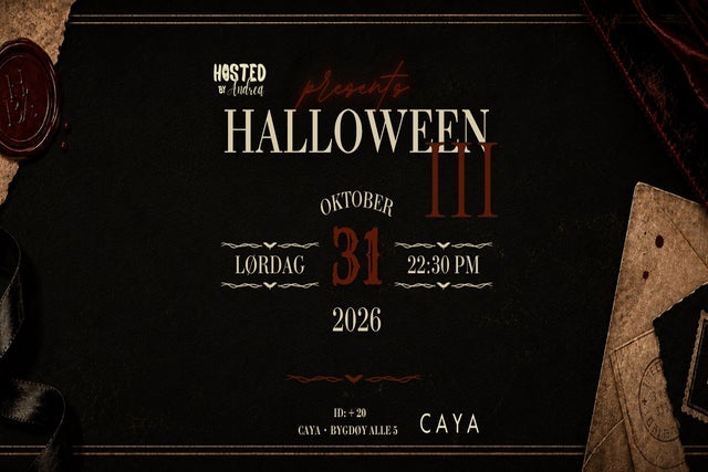 Halloween 2026 - Hosted By Andrea