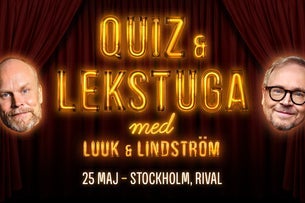Quiz & lekstuga med Luuk & Lindström
