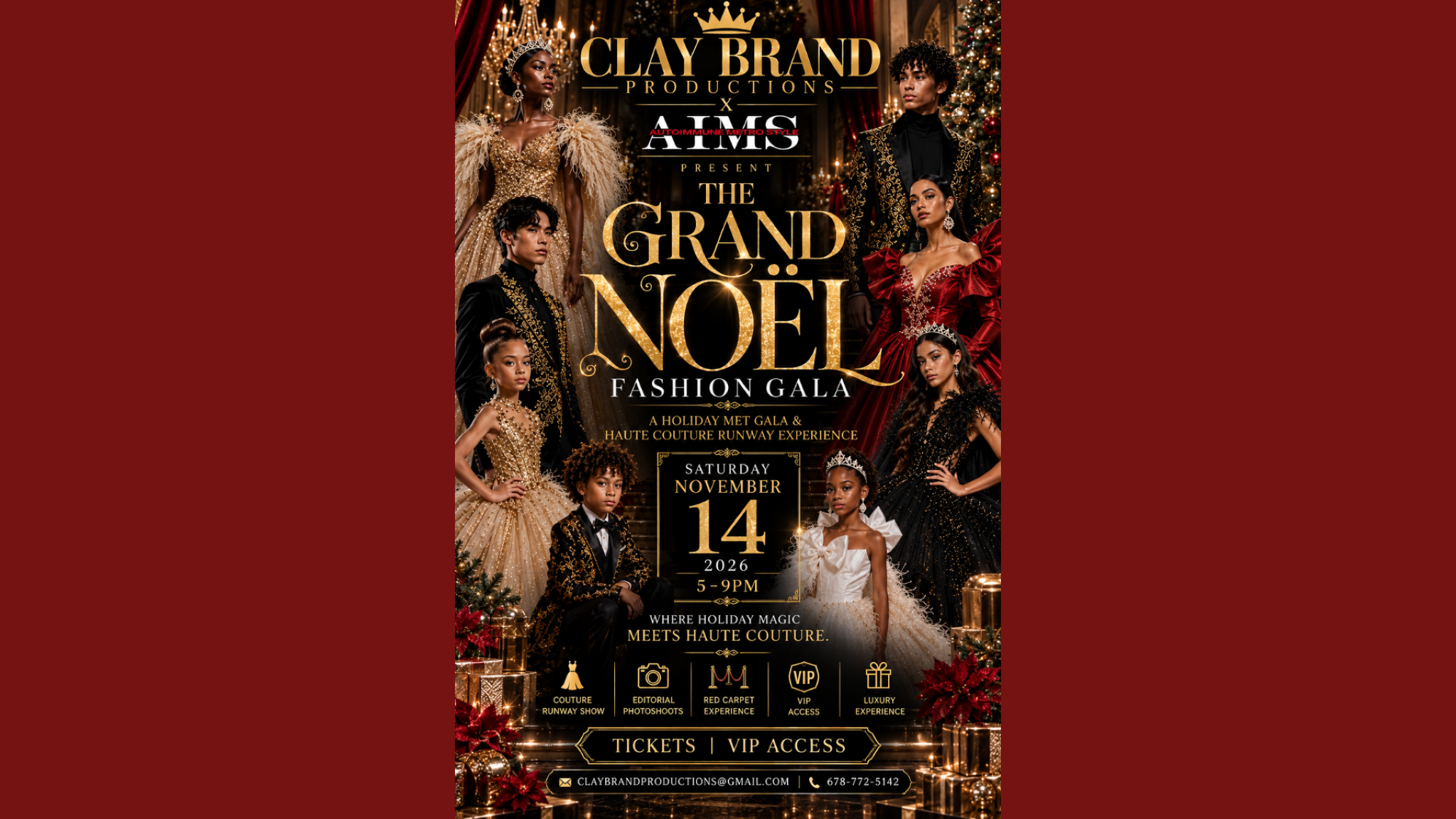 THE GRAND NOEL FASHION GALA at Gas South Convention Center