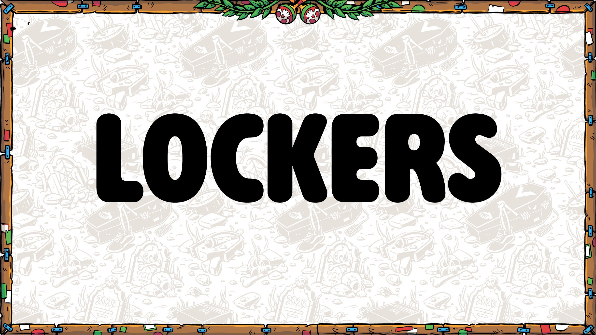 Locker Individual Vans Warped Tour 2026