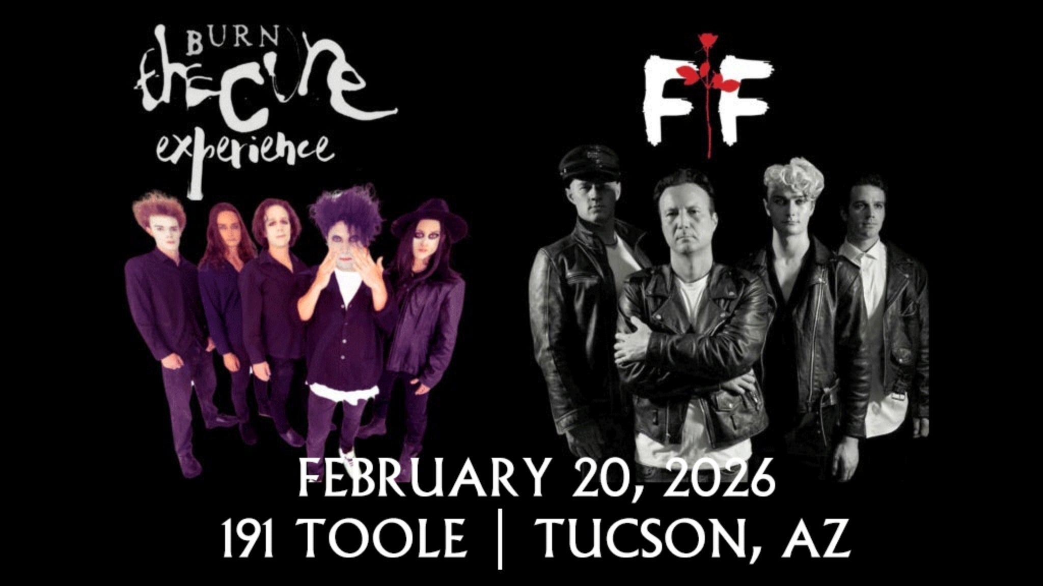 Burn: The Cure Experience + Fast Fashion: The Depeche Mode Experience 