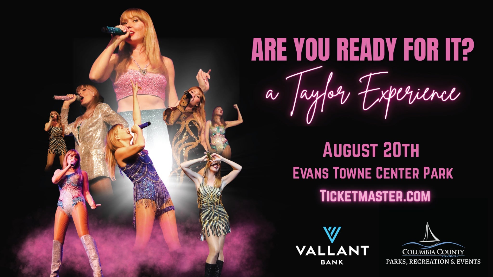 Are You Ready For It? A Taylor Experience at Evans Towne Center Park, evans