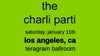 party iconic. Presents Charli Parti