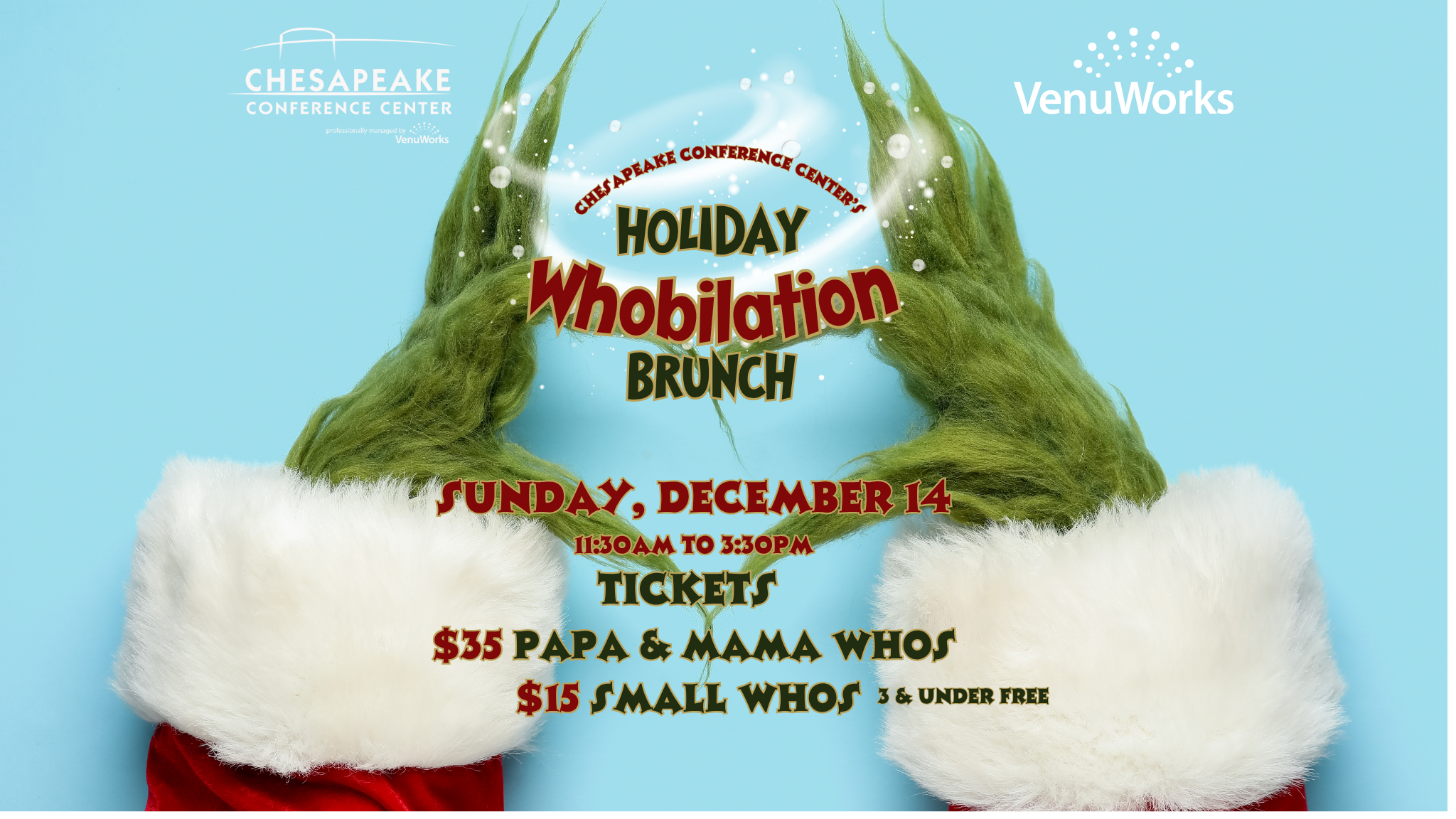 Holiday Whobilation Brunch at Chesapeake Conference Center – Chesapeake, VA