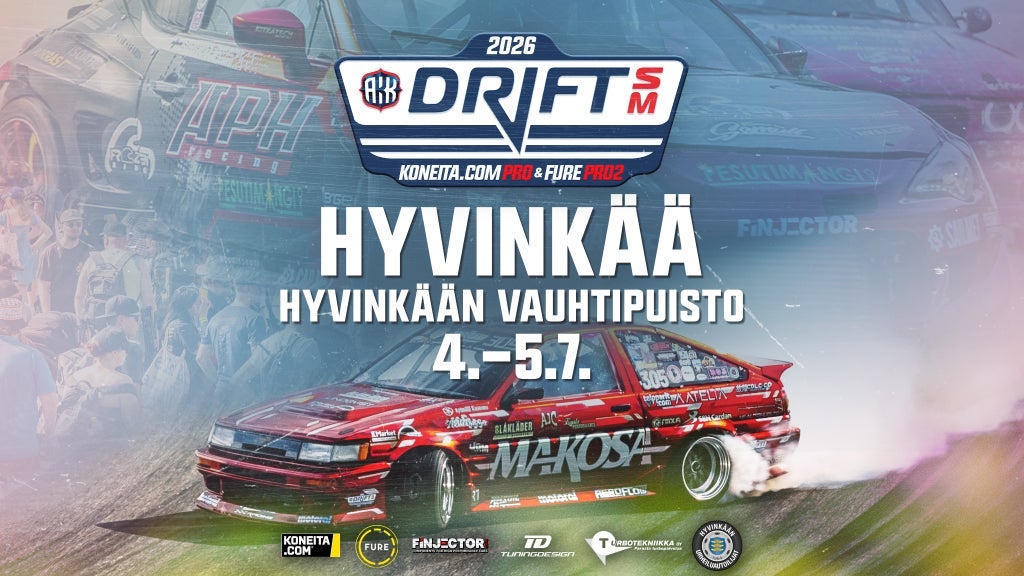 Drift SM Koneita.com Pro & Fure Pro2 , Hyvinkää - 4.-5.7.2026