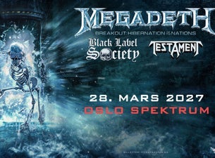 Bilde for arrangement Megadeth - Breakout: Hibernation Of The Nations Europe Tour 2027
