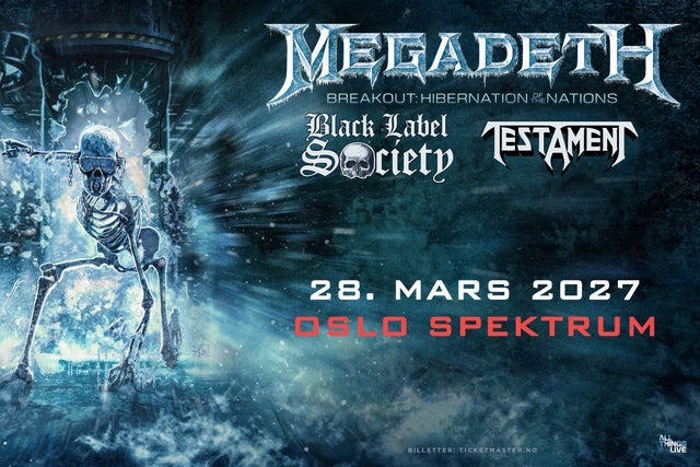 Presales to megadeth breakout: hibernation of the nations europe tour 2027: members use these when buying pre-sale tickets