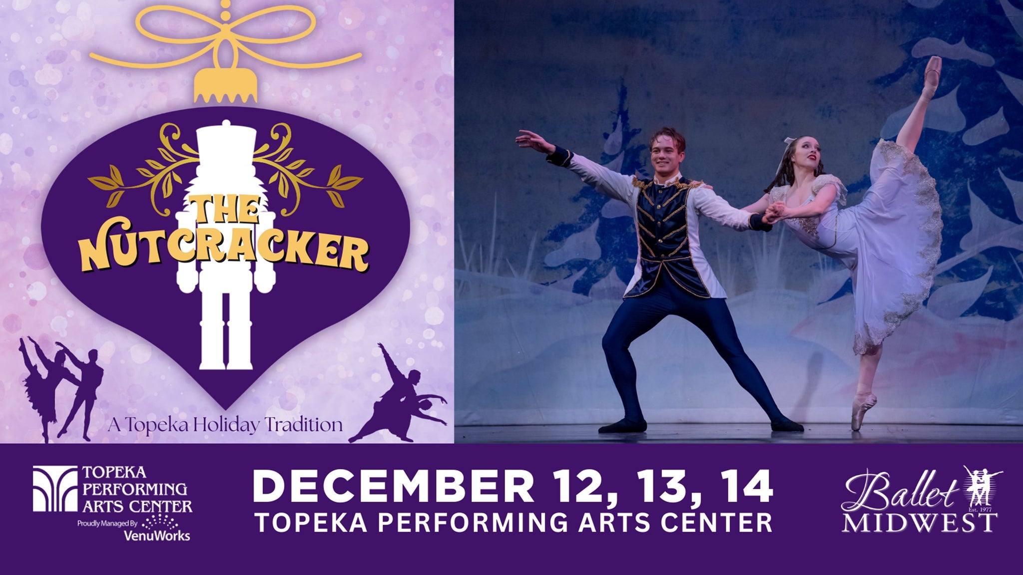 Ballet Midwest Presents: The Nutcracker at Topeka Performing Arts Center – Topeka, KS