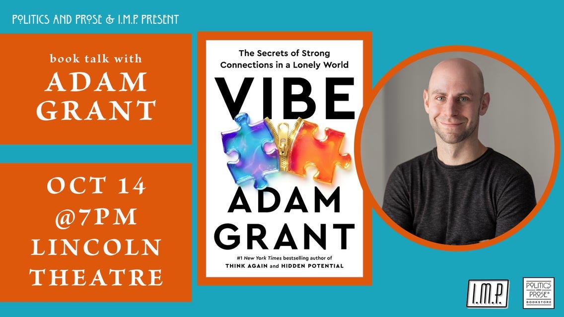 Adam Grant: Vibe event image
