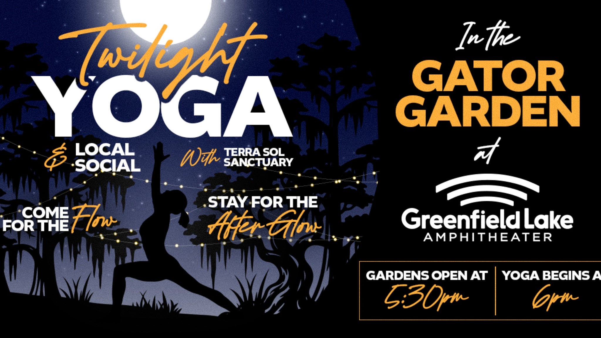 Twilight Yoga & Local Social at Greenfield Lake Amphitheater