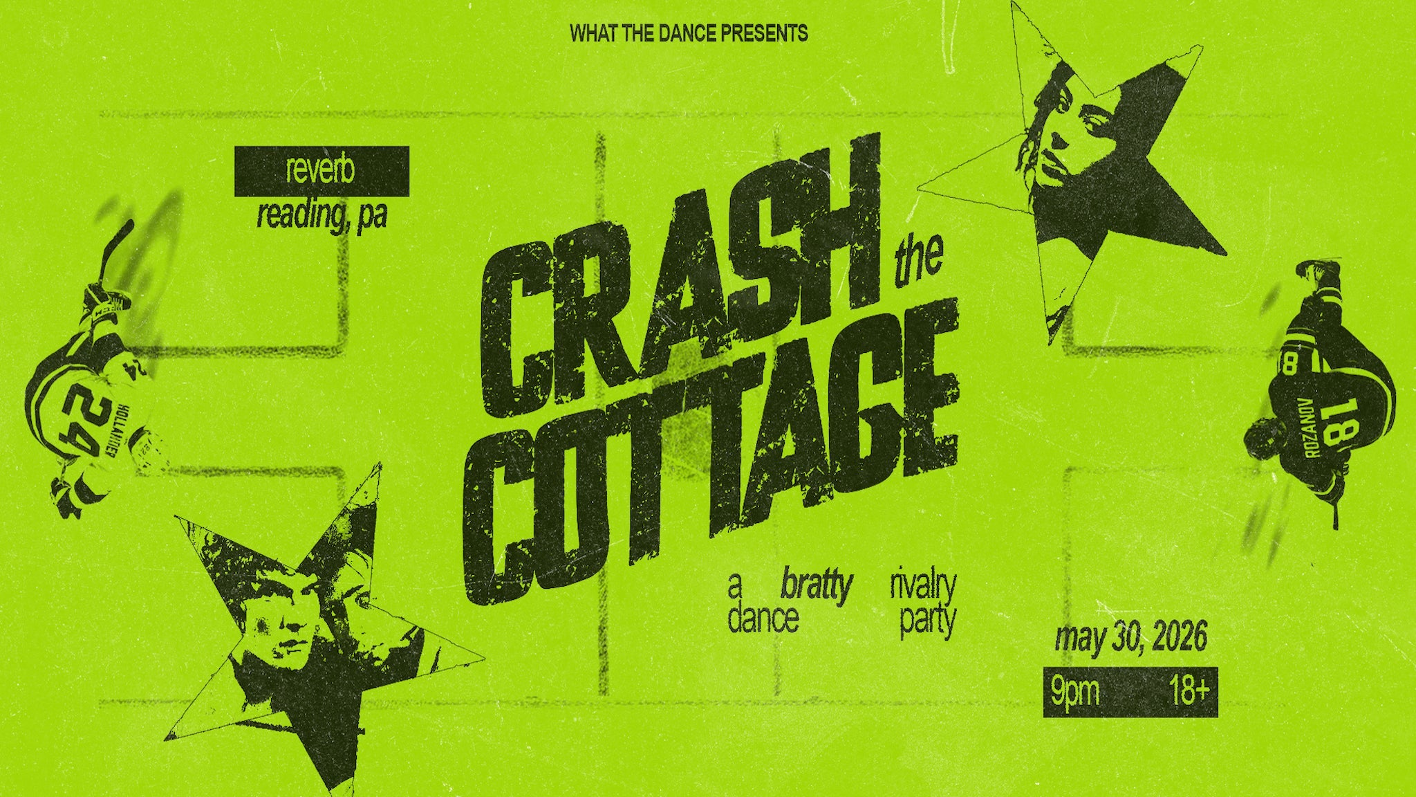CRASH THE COTTAGE: A BRATTY RIVALRY DANCE PARTY