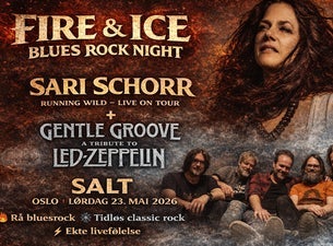 Bilde for arrangement Sari Schorr / Gentle Groove – Fire & Ice Blues Rock Night