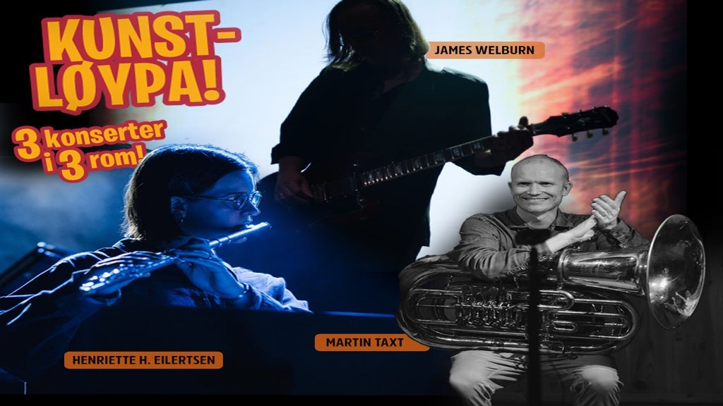 Kunstløypa-3 konserter i 3 rom