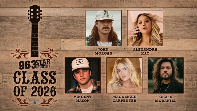 96.3 Star Country's Class Of 2026 pres by Off Broadway Draft House! concert