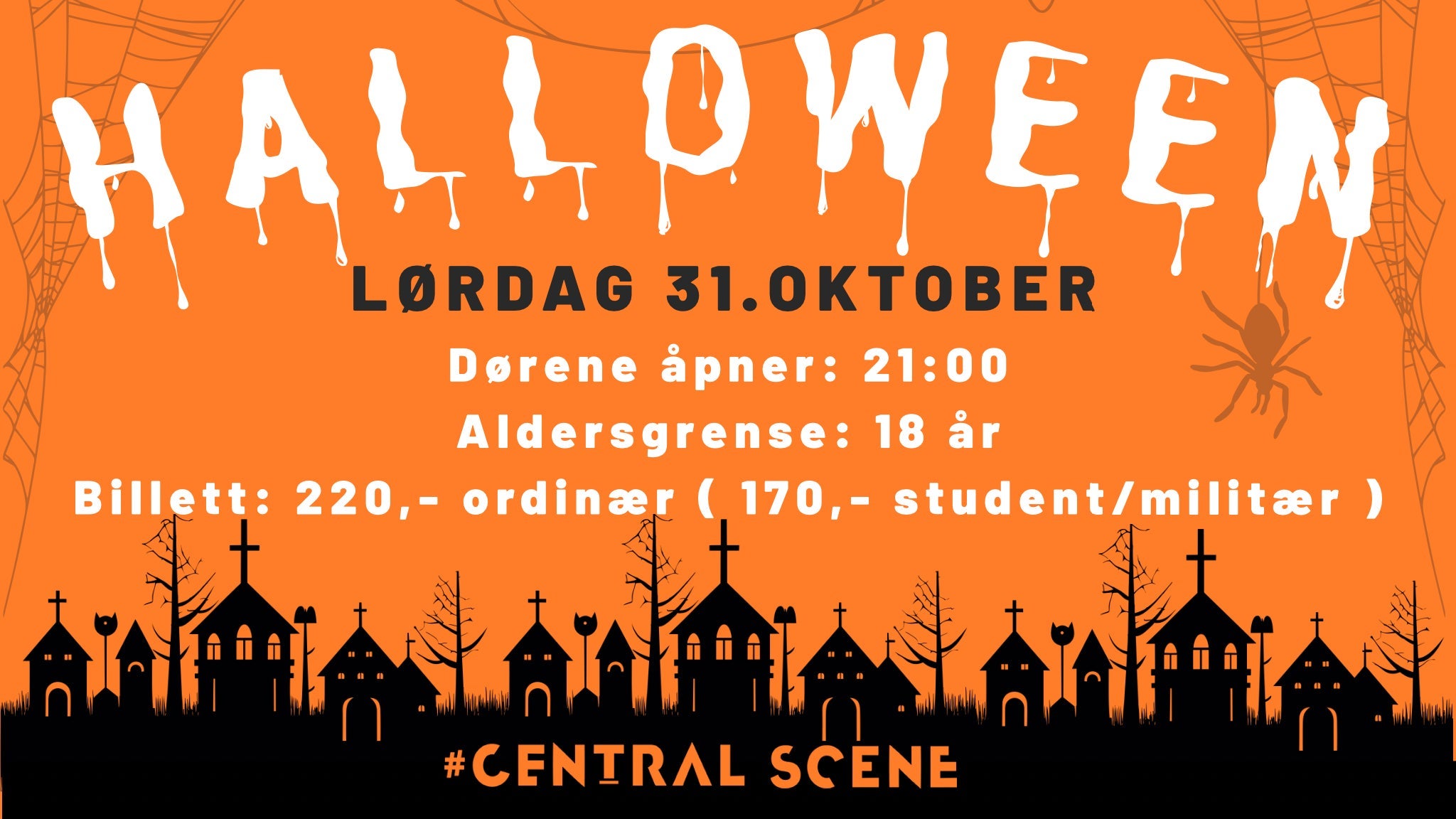Halloween på Central Scene