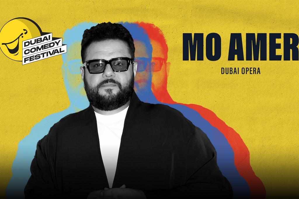 Mo Amer Live at Dubai Comedy Festival - Event poster