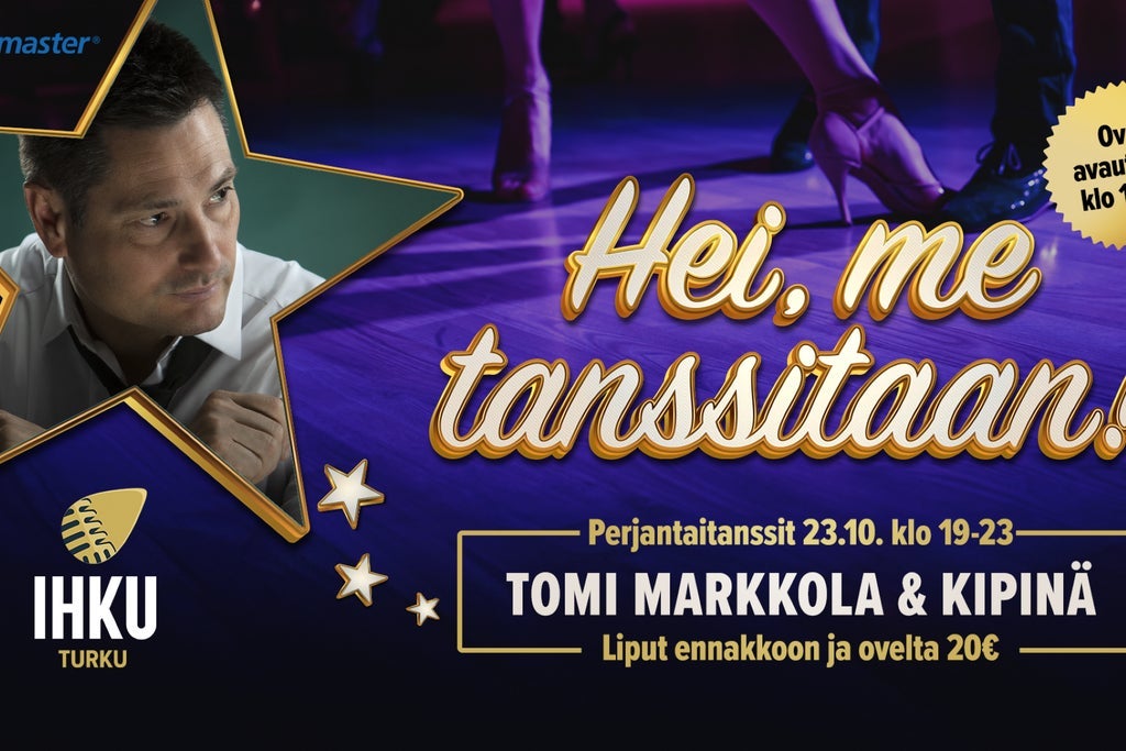 Perjantaitanssit: Tomi Markkola & Kipinä