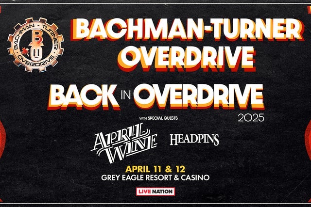 Bachman-Turner Overdrive: Back In Overdrive 2025 presales in Calgary