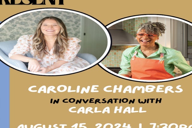 Caroline Chambers and Carla Hall presales in Washington