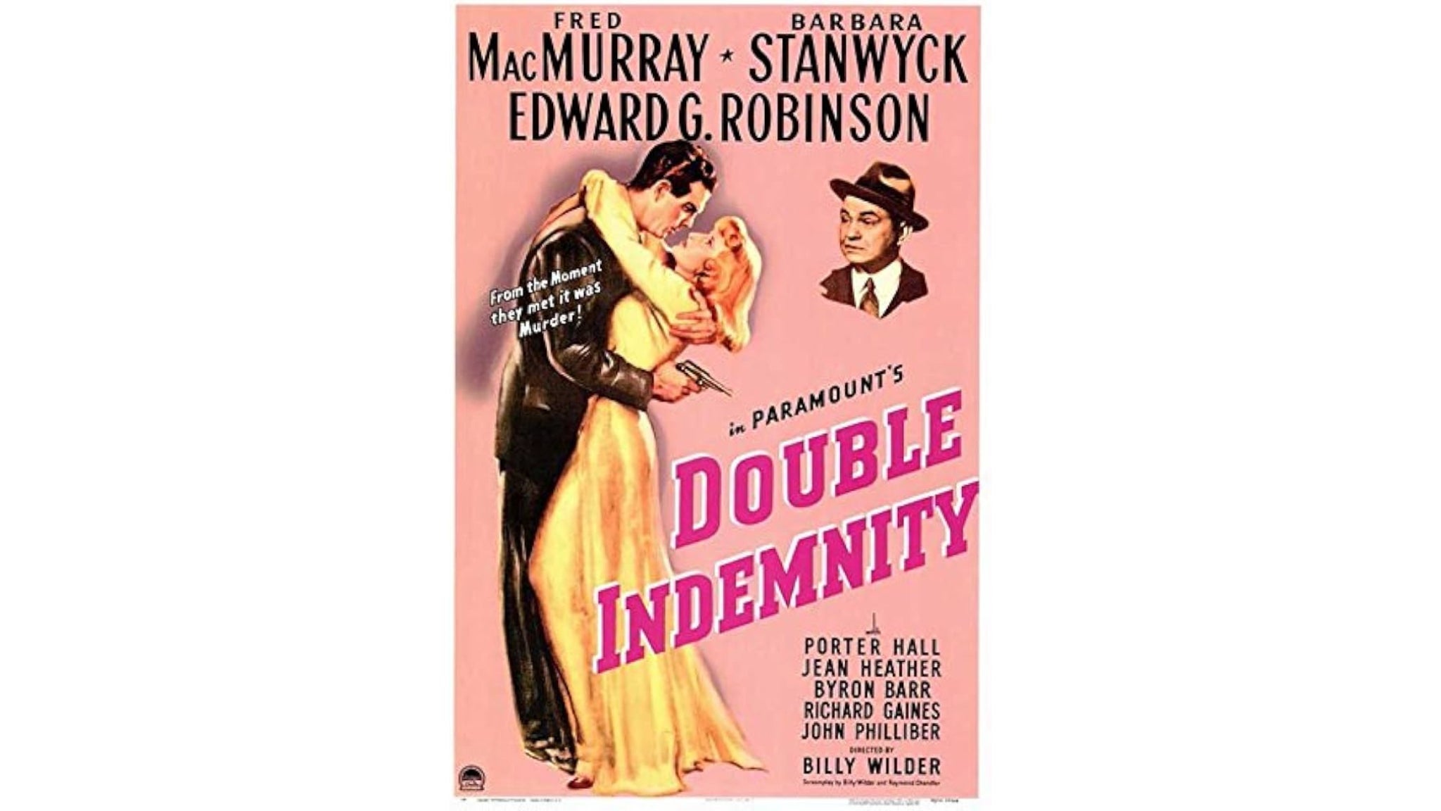 Double Indemnity Movie Poster