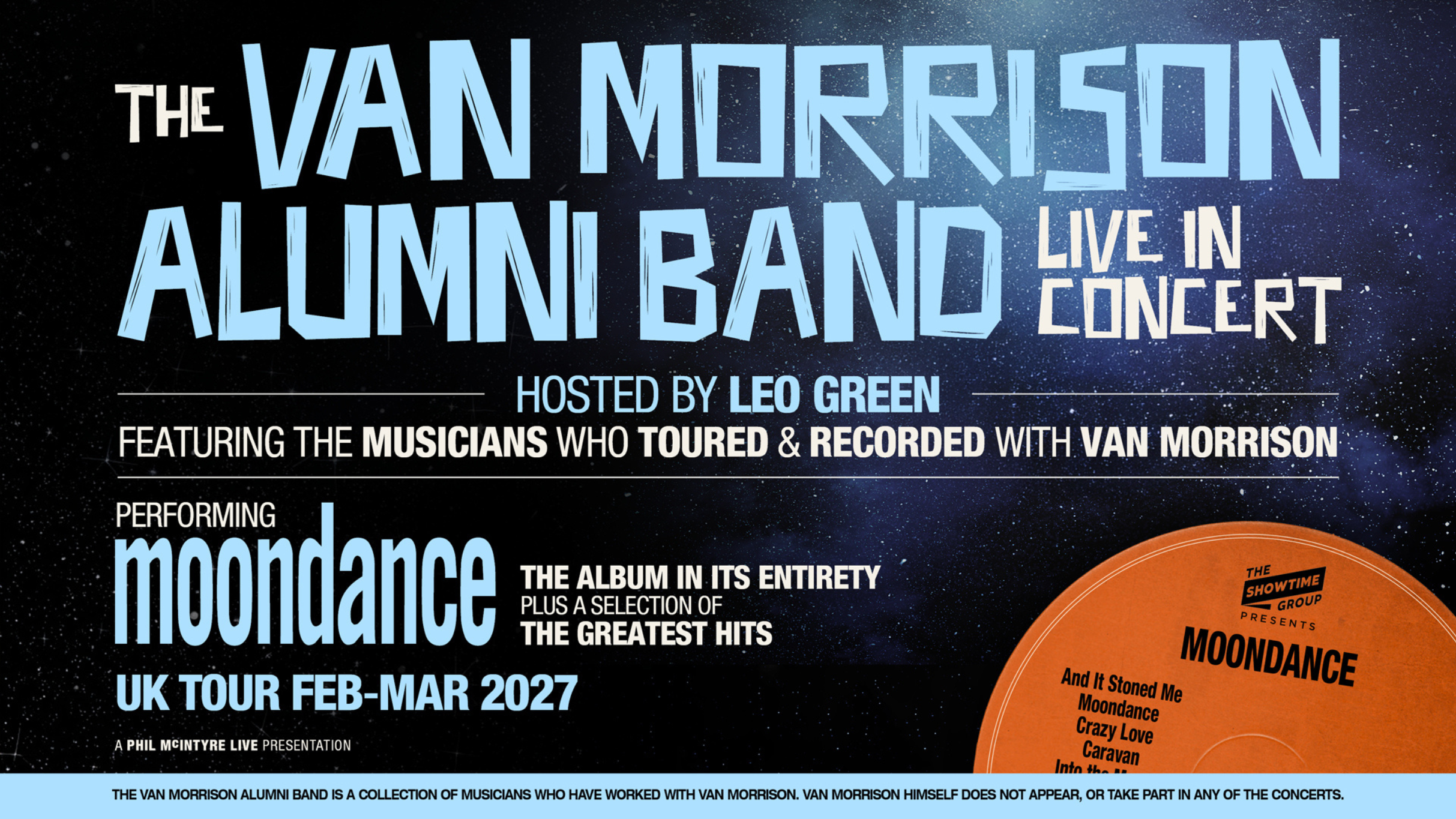 The Van Morrison Alumni Band Live in Concert at CITY HALL