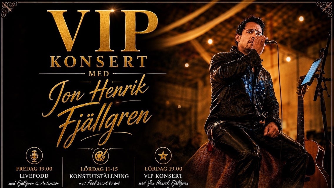 VIP konsert - Jon Henrik Fjällgren