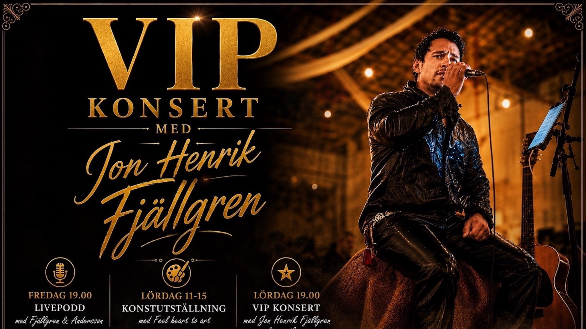 VIP konsert - Jon Henrik Fjällgren