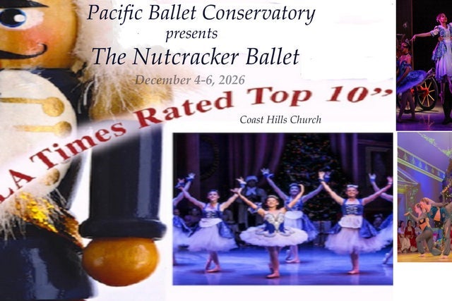 Mark Erickson's Nutcracker Featuring Pacific Ballet Conservatory show poster