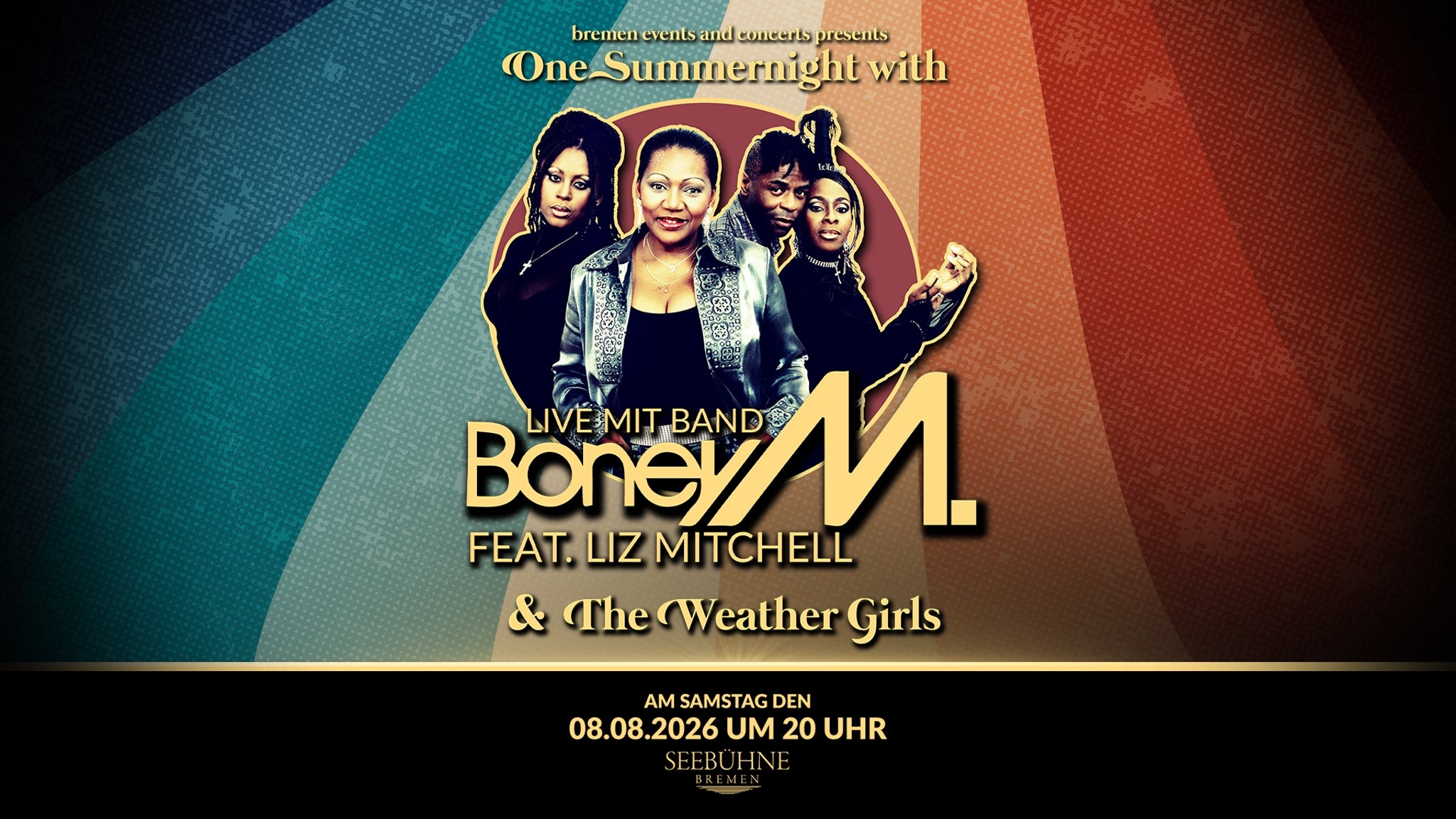 One Summernight with BONEY M. - Special Guest: The Weather Girls