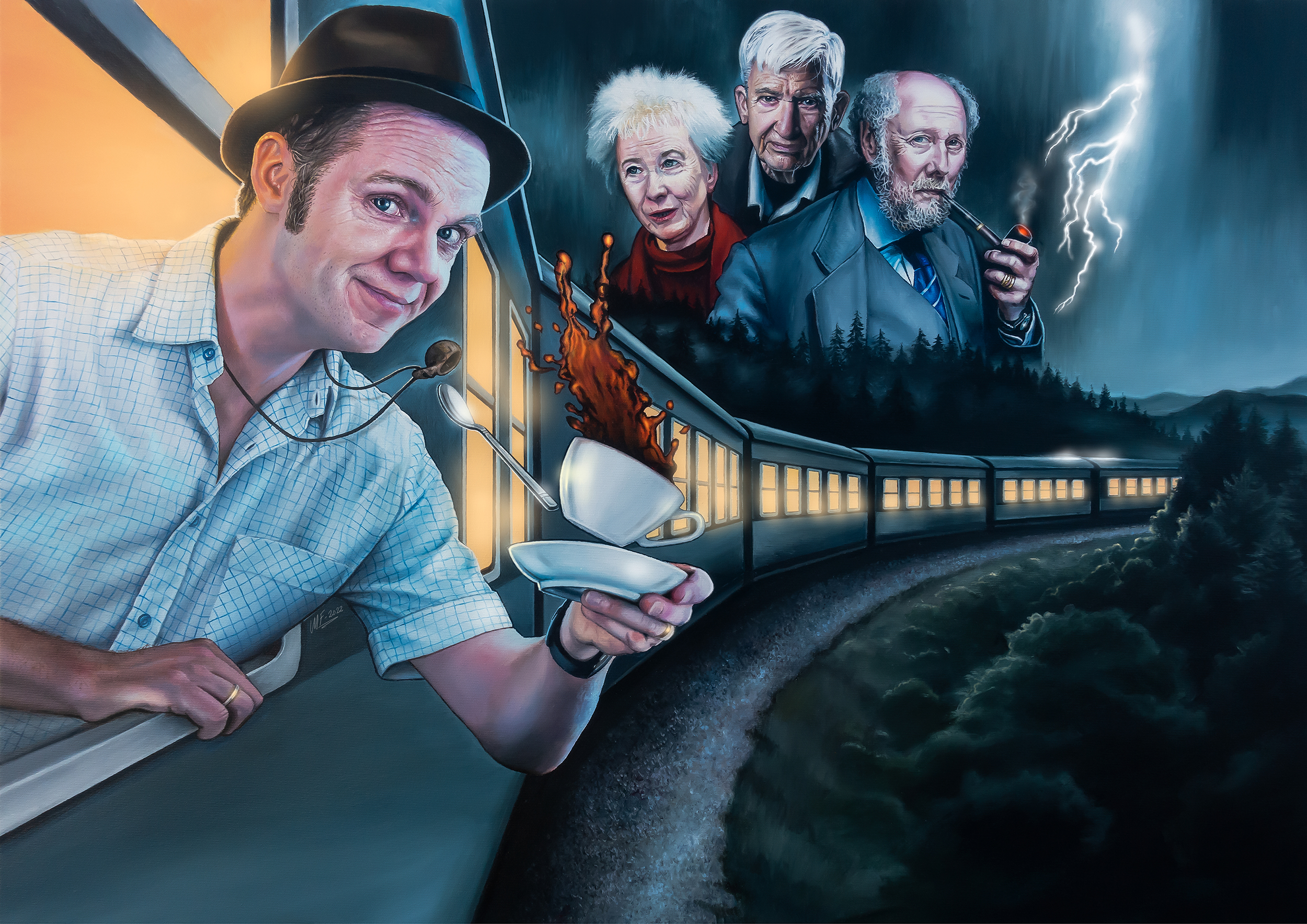 Olof Wretling - Kaffet show poster