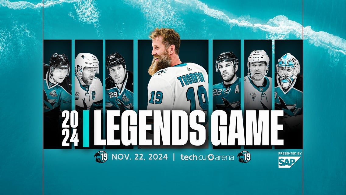 San Jose Sharks Legends Game Feat: Joe Thornton Presented by SAP