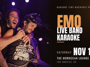 Karaoke Time Machines Presents: Emo Karaoke — gig artwork