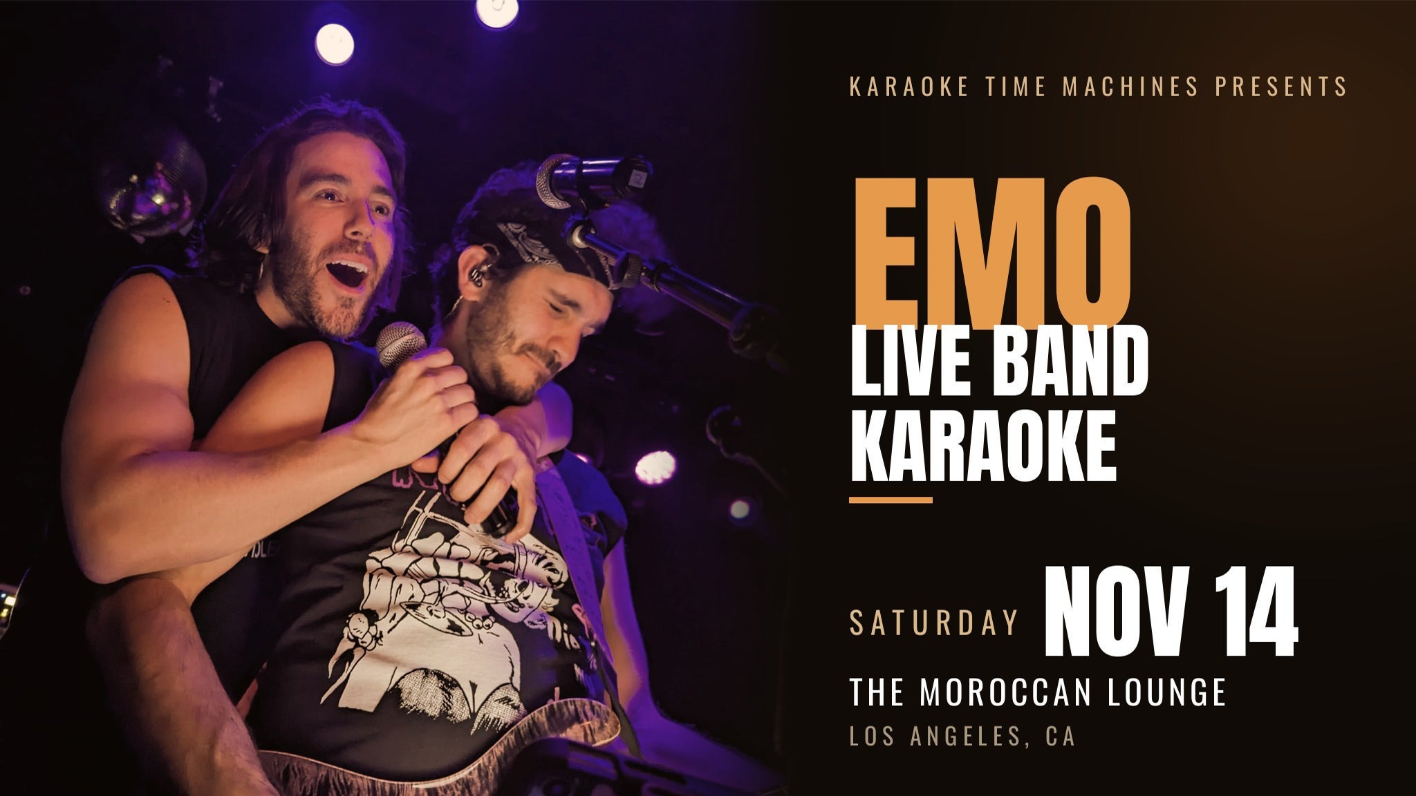Karaoke Time Machines Presents: Emo Karaoke
