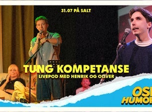 Bilde for arrangement Tung Kompetanse Live! | Oslo Humorfest på SALT