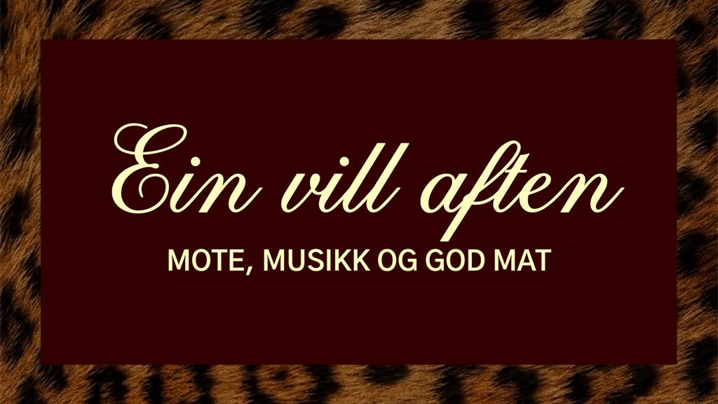 Ein vill aften med Livslyst & Favn