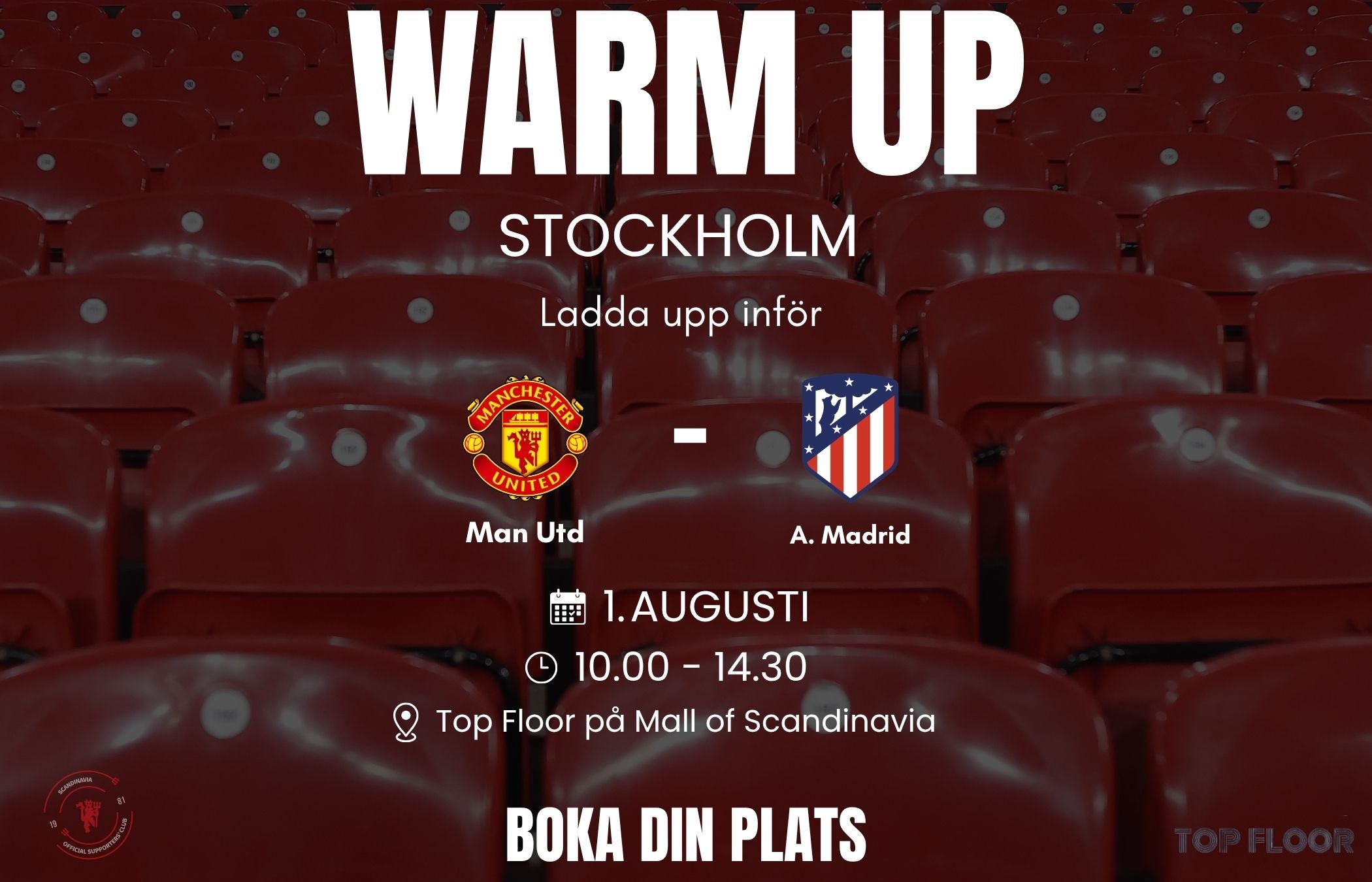 WARM UP PÅ TOP FLOOR, MALL OF SCANDINAVIA - Image 1