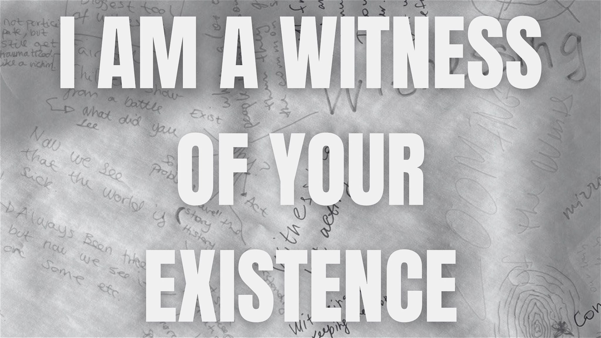 ISKRA production: I am a witness of your existence