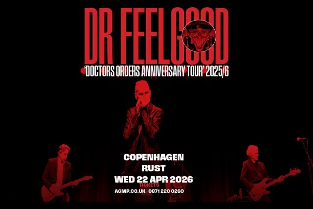 Presales to dr feelgood: members use these when buying pre-sale tickets