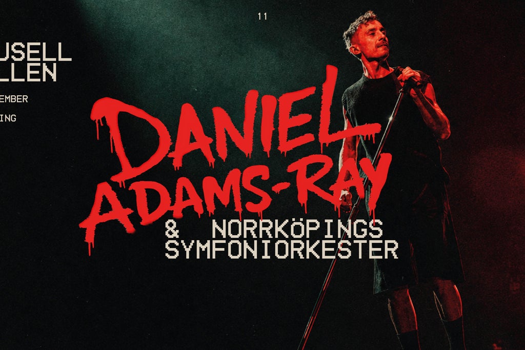 Daniel Adams-Ray med Norrköpings symfoniorkester in Sweden