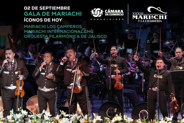 Galas de mariachi "íconos de hoy"