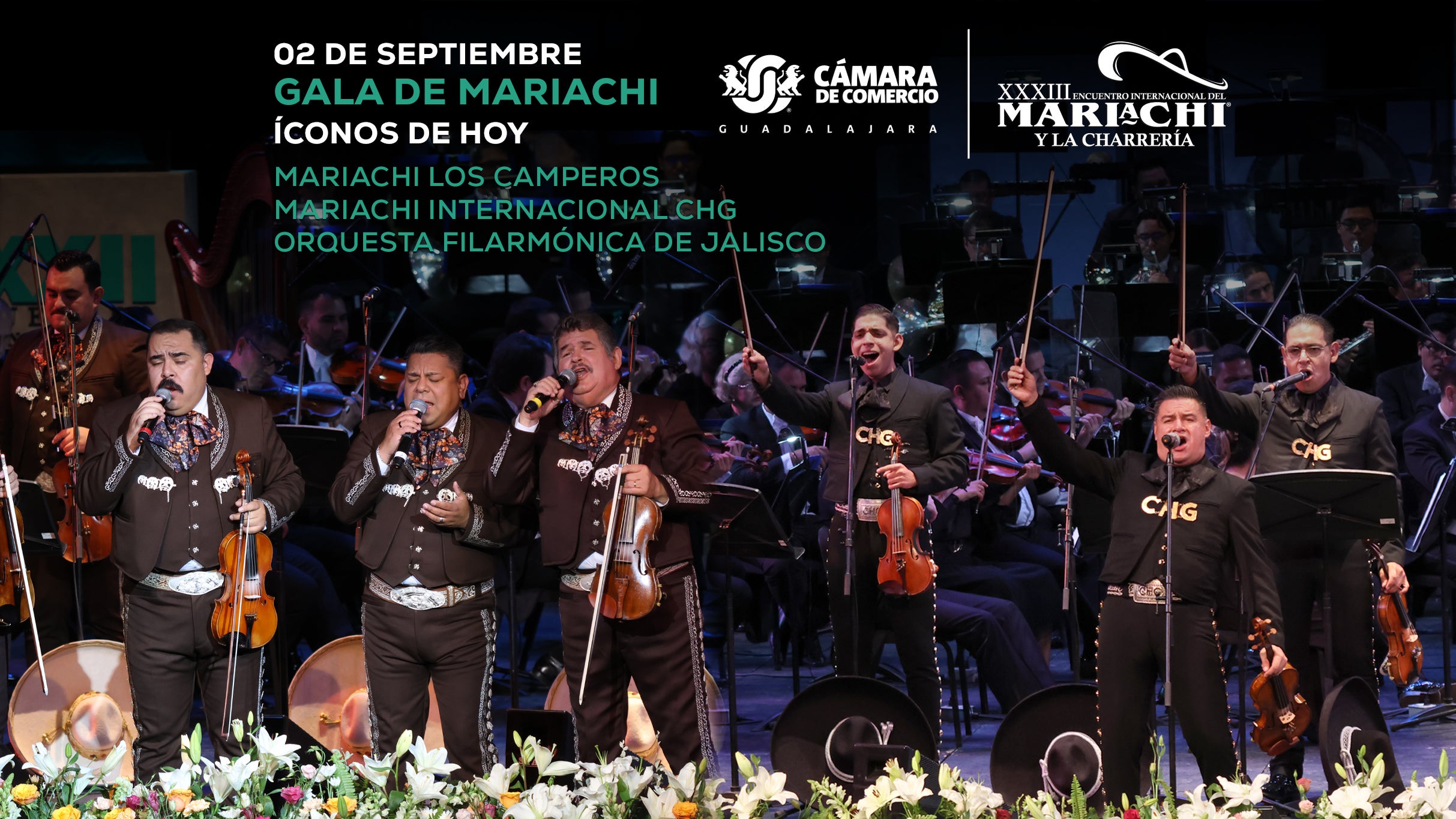 Galas de mariachi "íconos de hoy"