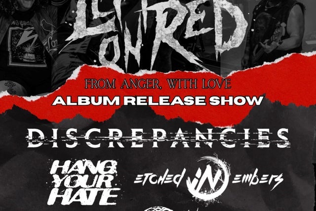Left On Red - Album Release Show From Anger, With Love presales in Columbia