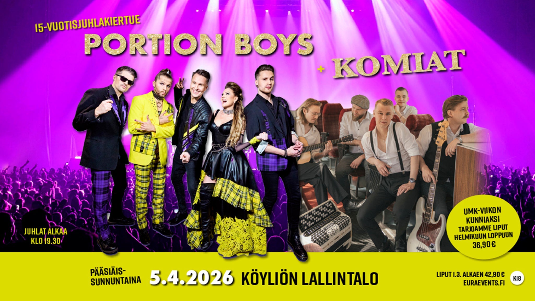 PORTION BOYS JA KOMIAT