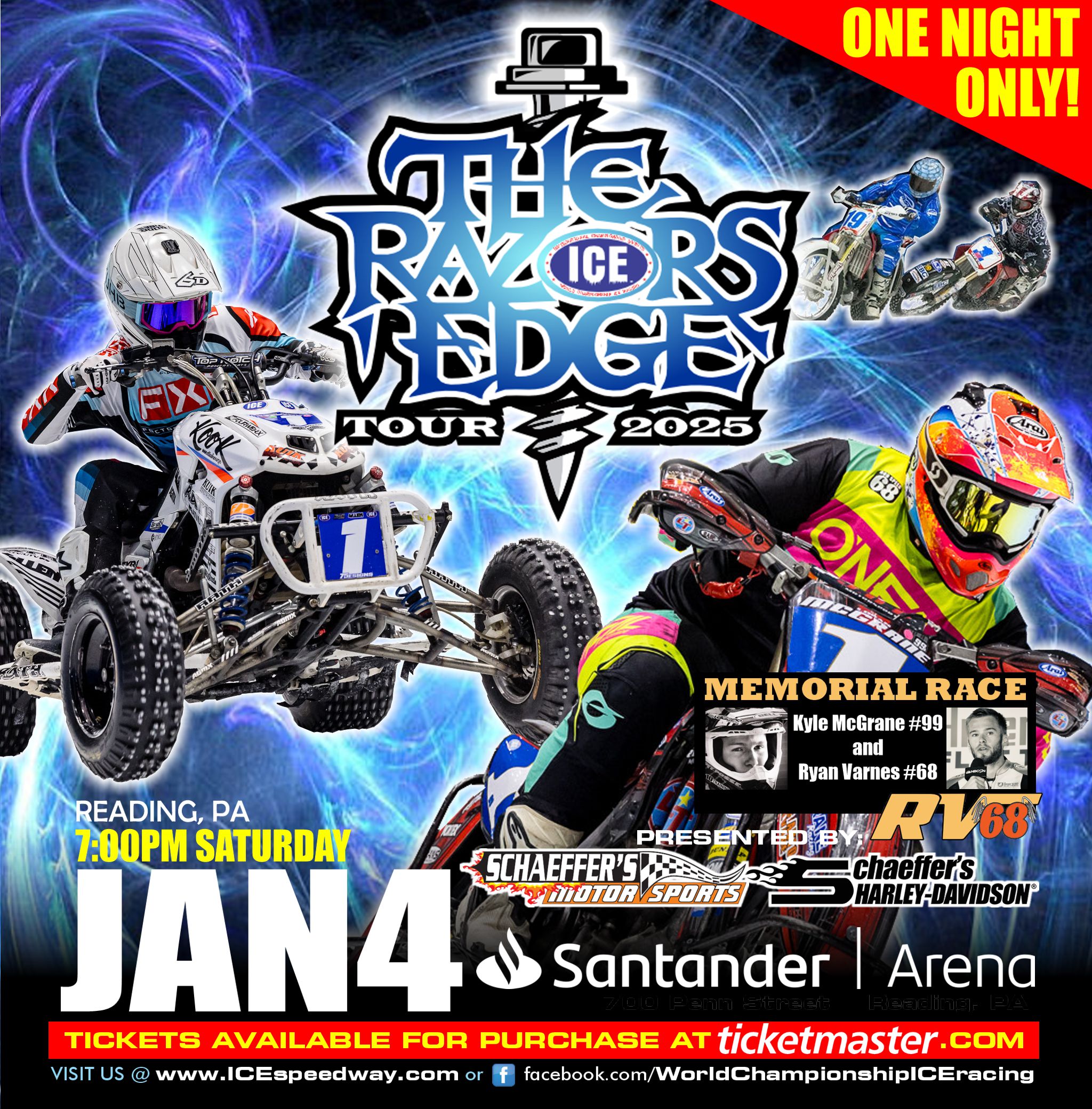 World Championship Ice Racing: Razors Edge Tour at The Santander Arena – Reading, PA