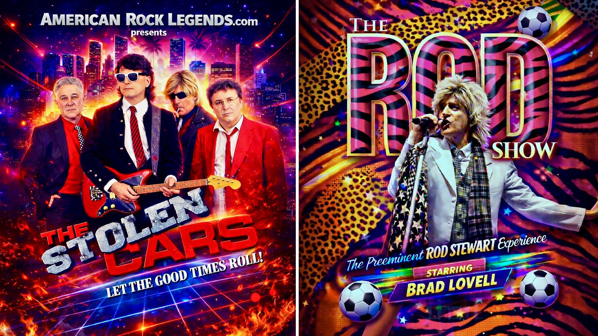 The Rod Stewart Experience with The Stolen Cars event artwork from Ticketmaster