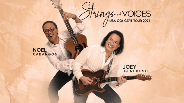 Noel Cabangon & Joey Generoso USA Concert Tour