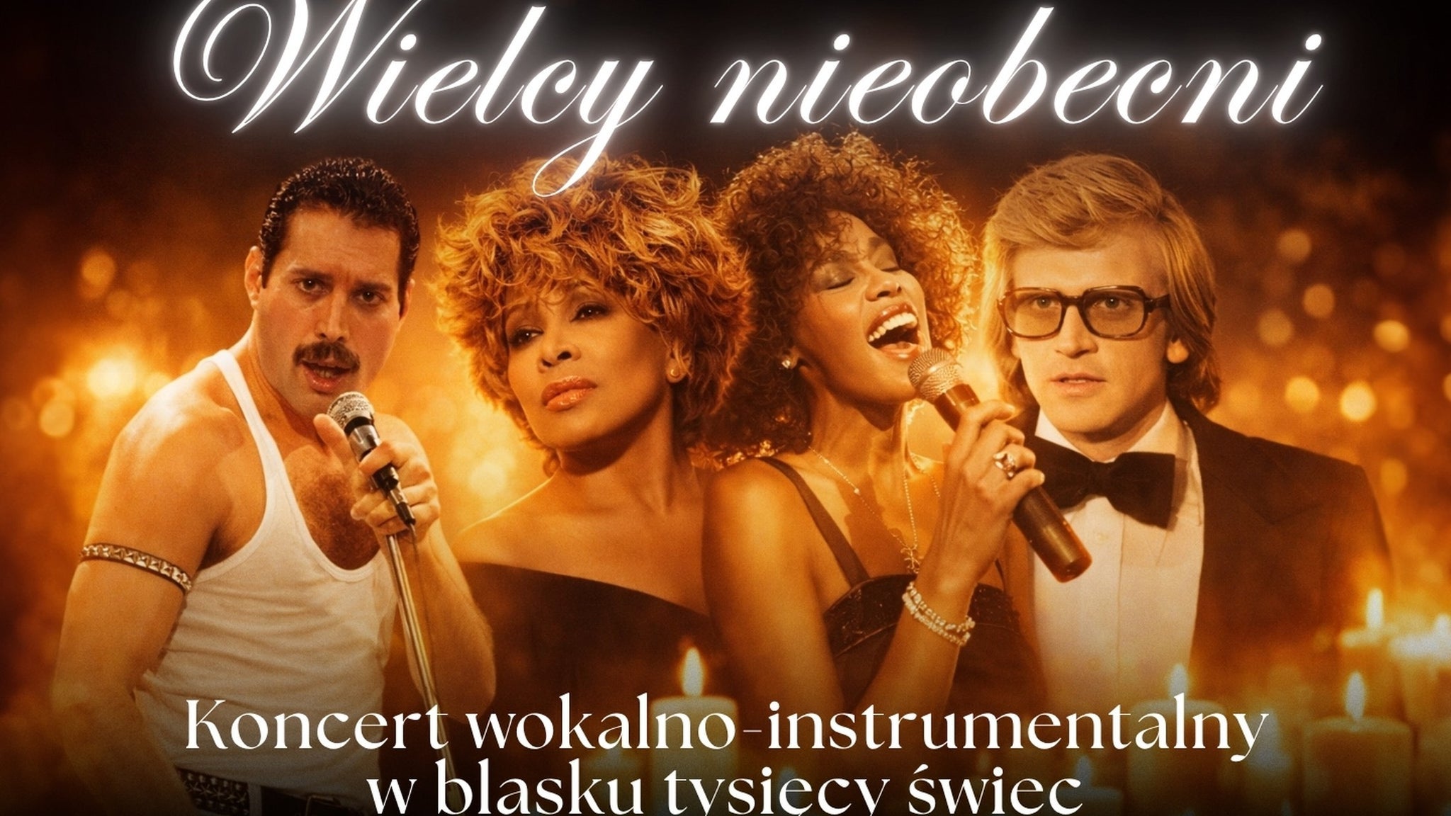 Plakat wydarzenia: Koncert przy świecach – Wielcy nieobecni
